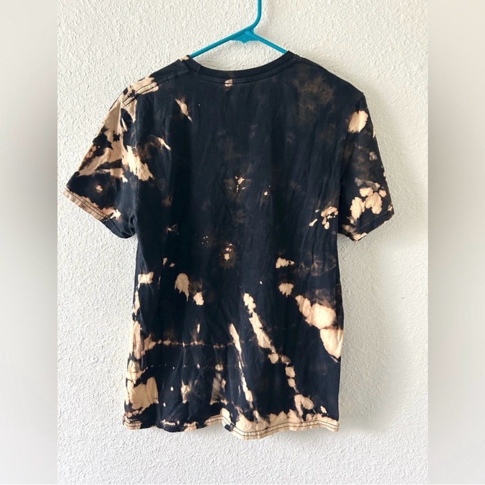 Biggie Smalls Notorious B.I.G. Graphic Tee | Custom Bleach Dyed | Fits M - Picture 6 of 7